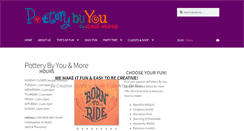 Desktop Screenshot of potterybyyou.com